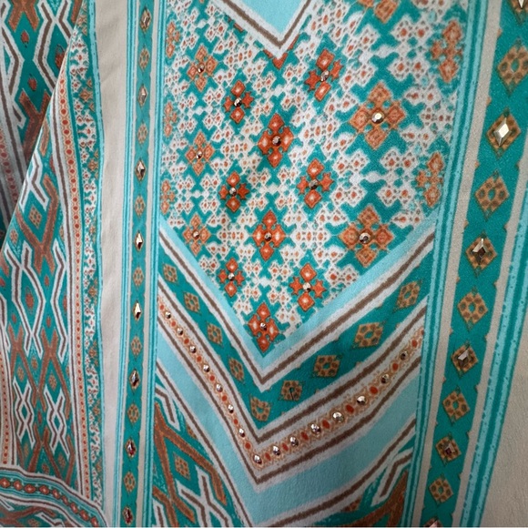 Ruby Rd. Geometric Bling Tunic Top - Picture 3 of 6